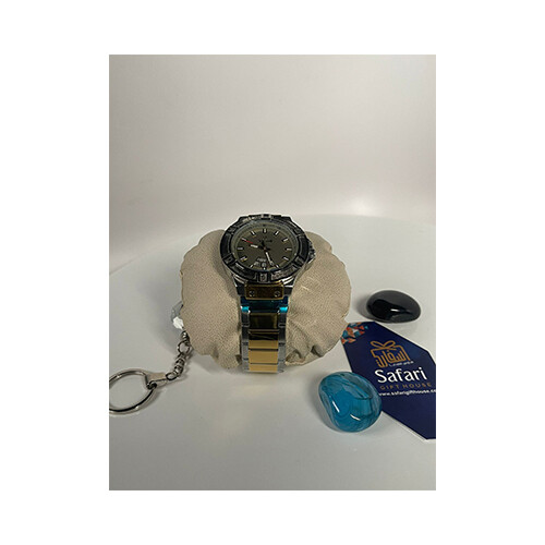 Sveston Men Watch Silver steel in Gray Gold             SKU-195