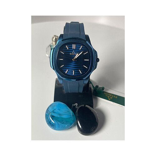 Watch - FITRON  - Brand - For Men Sport Watch Rubber Blue inner Blue Border Blue             SKU-223