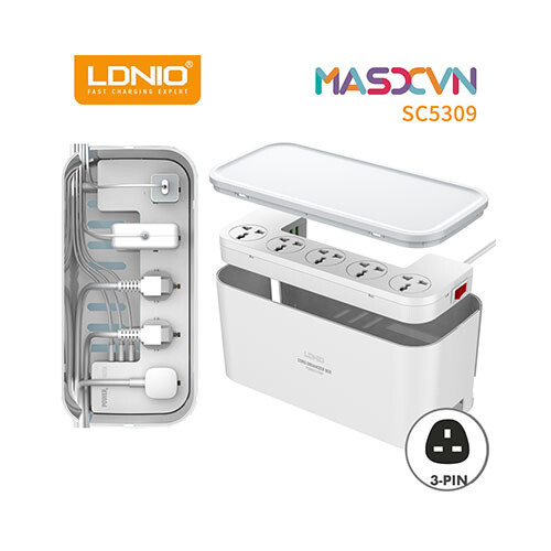 Ldnio SC5309 Management Power Strip Box             SKU-317