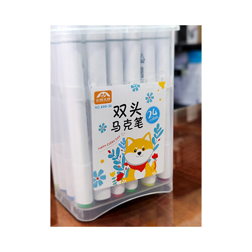 Multi Color Pen Box Set of 24 Colors NO 699-24             SKU-2036