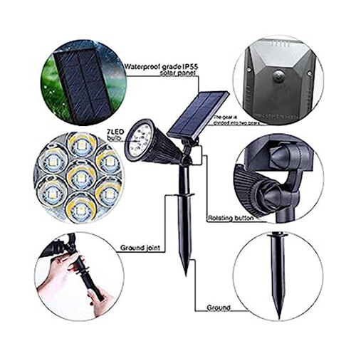 Solar Lamp ColorFul LED for Garden           SKU-30