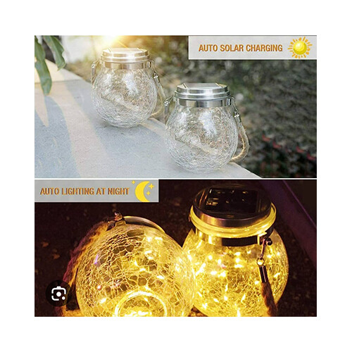 Solar Glass Decoration Light           SKU-323