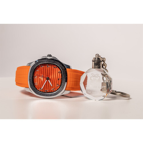 Fitron Men Watch Sport Leather - Color Gray in Gray             SKU-356