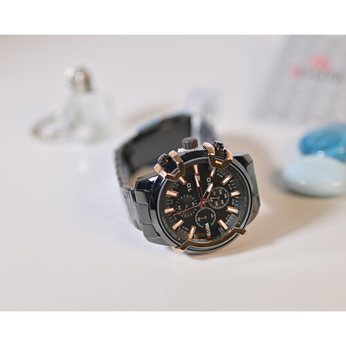 Watch -  Brand - BELLEDA - for Men- Color -Black - Inner Black             SKU-546