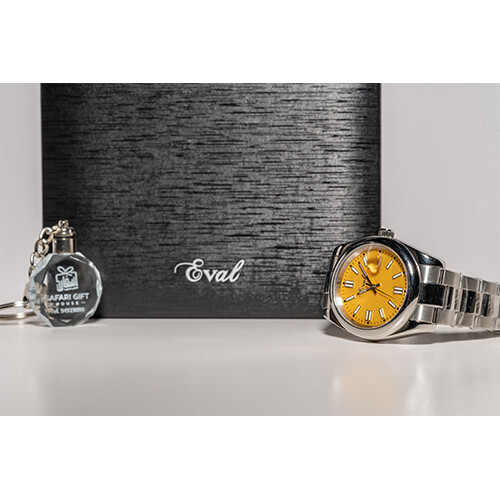 EVAL Watches - Set Men & Women  - Color - Silver              SKU-612