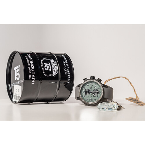 T5 Brand Watch - for Men - Color - Gray Rubber with Black and Gray             SKU-616