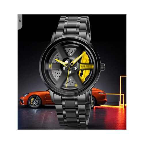 SKMEI Men Watch Black steel in Yellow Die              SKU-2057