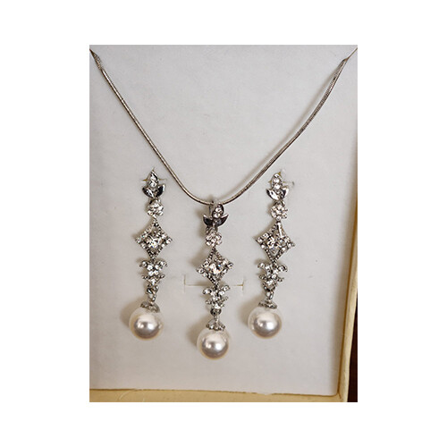 Accessories - For Women - Set - Color - Silver Pearl 2             SKU-656