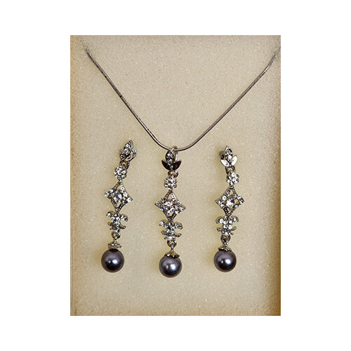 Accessories - For Women - Set - Color - Silver Pearl 3             SKU-657