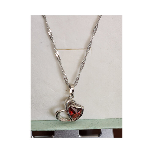 Accessories - For Women - Set - Color - Red Heart with Bracelet  9             SKU-663