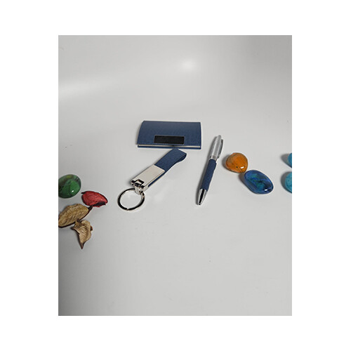New Arrival Premium For Men - Wallet Pen KeyChain Executive  - Color Blue             SKU-712