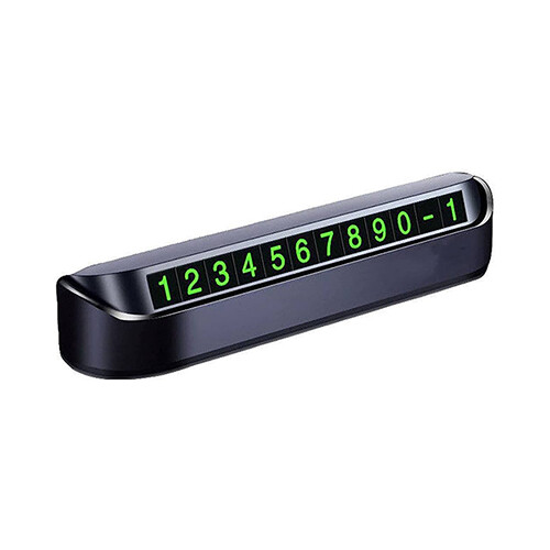Temporary Parking Phone number Card Plate             SKU-878