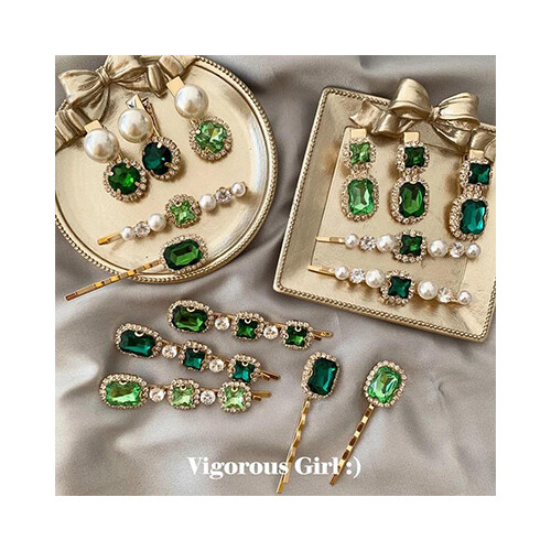 Korean Women Word Hair Clips Hairpin             SKU-1075