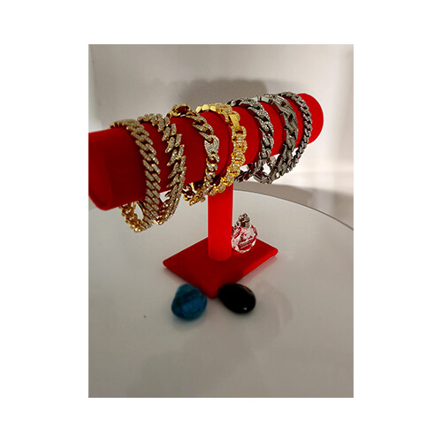 Men Women Bracelet Gold Silver12 Shapes             SKU-1091