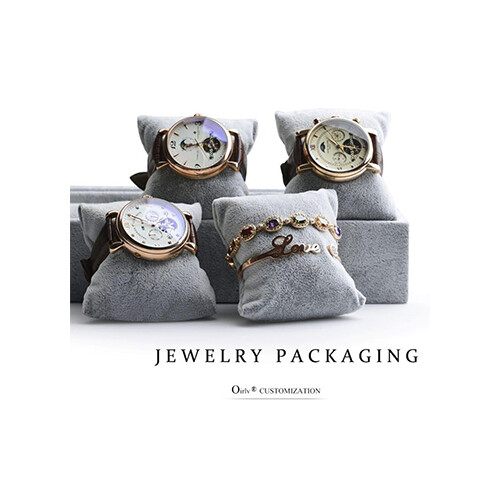 Watch Box Gray Color Set of 12 Watchs with pouch             SKU-1351