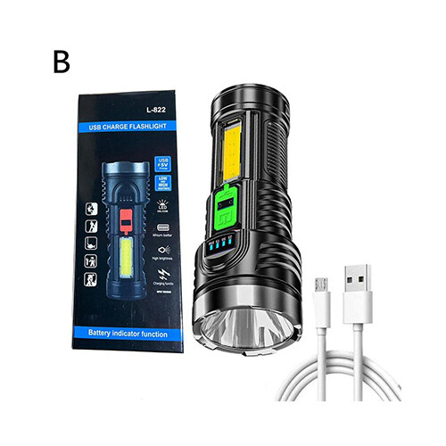 USB CHARGE FLASHLIGHT L-822             SKU-1365