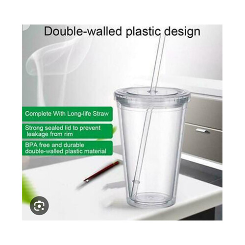 Plastic Cup Big for Hot and Cold Drinks             SKU-1381