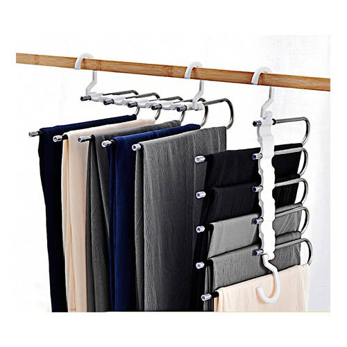 Duety Trouser Hanger Space Saving 5 In 1              SKU-1566
