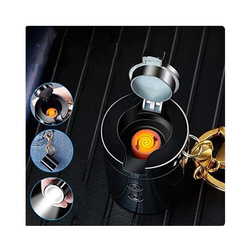 Multi-Purpose Mini Electric Lighter (Keychain, Flashlight, Cigarette Lighter)             SKU-1648