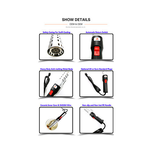 Coil Burner  2000W 650C Air Volume 500 I/min - Lenth 200 cm             SKU-2000