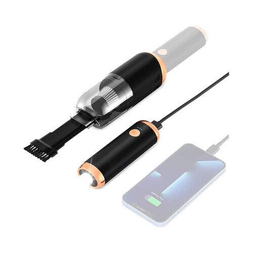 Hoco Premium Multifuntional Car Vacuum Cleaner with brush D131             SKU-2008