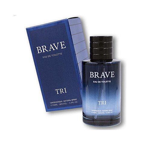 Brave Eau De Toliette TRI 100ml Natural Spray             SKU-1910