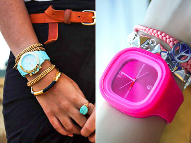 Silicone Watch - Multi Colors  - UniSex - Girls & Boys.    SKU-6001