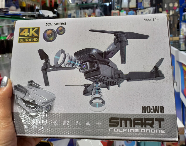 Smart folding drone 4k ultra hd sku-6033