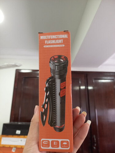 Multifunctional safety flashlight sku-6078
