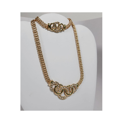 Necklace Set Gold Rings Set     SKU-2023