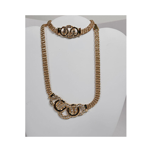 Necklace Set Gold Rings Set     SKU-2023