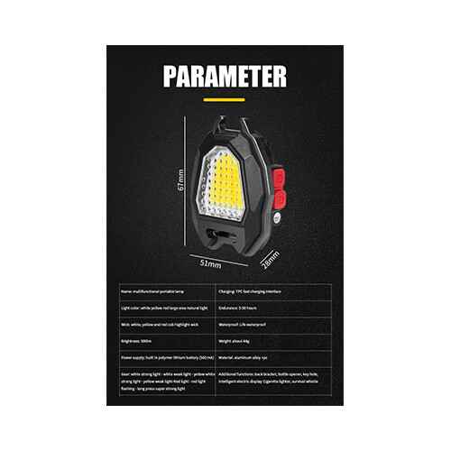 Mini Led PowerFull with Strap and Metal Box             SKU-1649