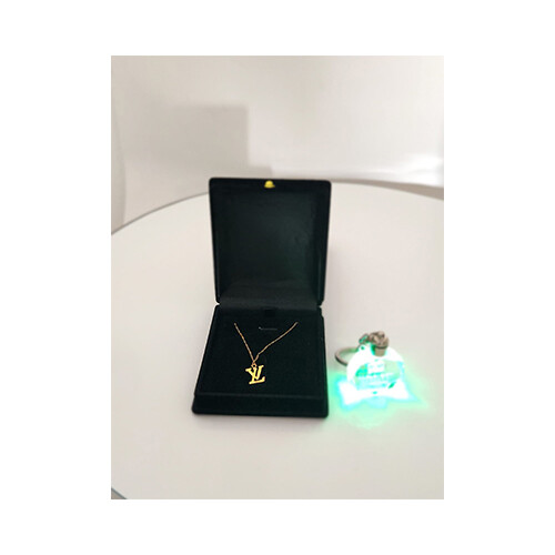 Necklace 18K Gold Branded Names Gussi - Cartier - Louis Viton             SKU-1450