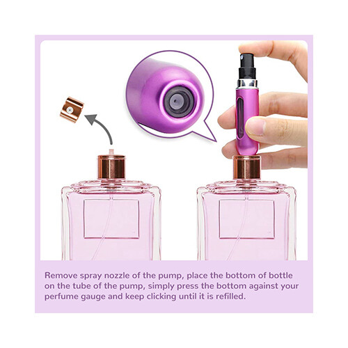 Perfume Spray Bottle Mini Portable Refillable Travel Cosmetic Tool       SKU-2101