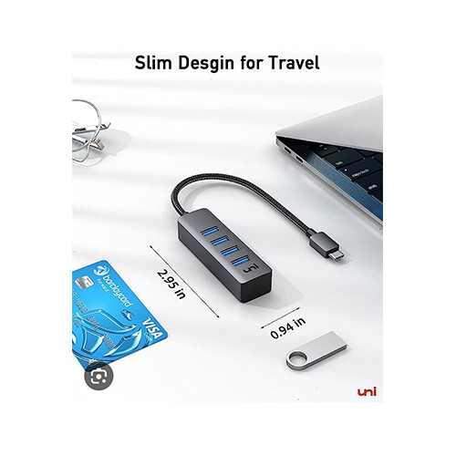 Hoco Premium HB1 4 - Ports HUB USBx4 80cm Lenth            SKU-1996
