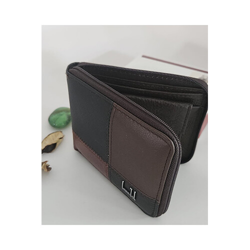 Horse Men Wallet  Brown Black           SKU-1659
