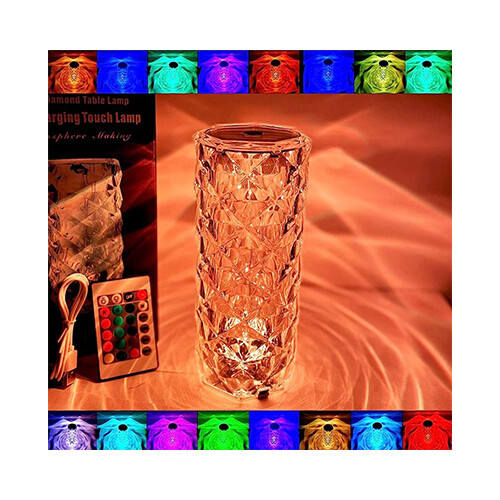 ROSE DIAMOND USB CHARGING TABLE LAMP           SKU-1620