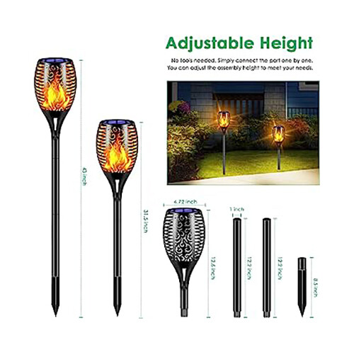 LED SOLAR TORCH LIGHT -BH 6099           SKU-870