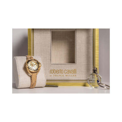 Women Watch - Roberto Cavalli Snake Leather Gold             SKU-49