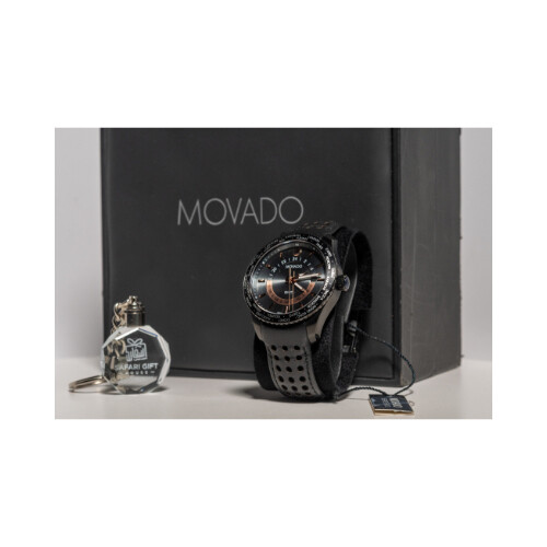 Movado Men Watch Black - Used in Excelent Codition             SKU-122