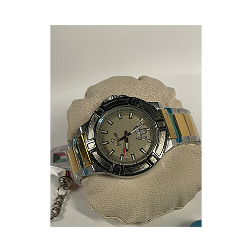 Sveston Men Watch Silver steel in Gray Gold             SKU-195
