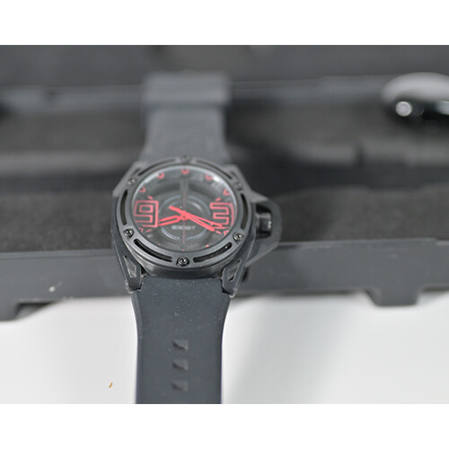 X Watch Black Leather in Black Box             SKU-239