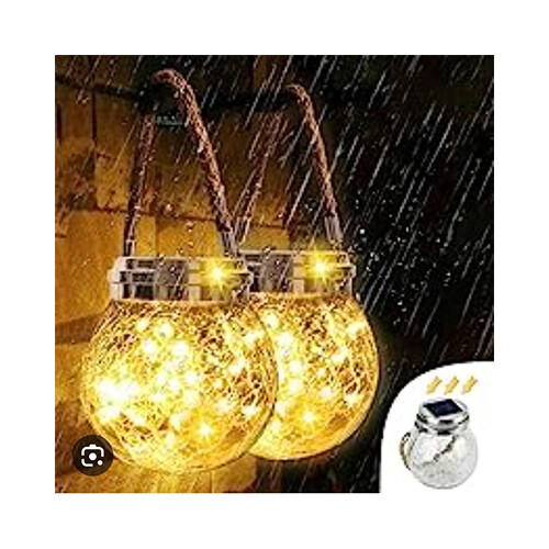 Solar Glass Decoration Light           SKU-323