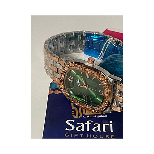 HI TECH- For Women- Color - Rose Gold Silver - Inner Green              SKU-571
