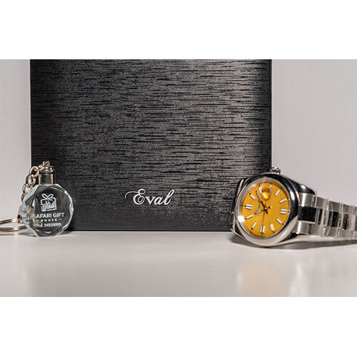 EVAL Watches - Set Men & Women  - Color - Silver              SKU-612