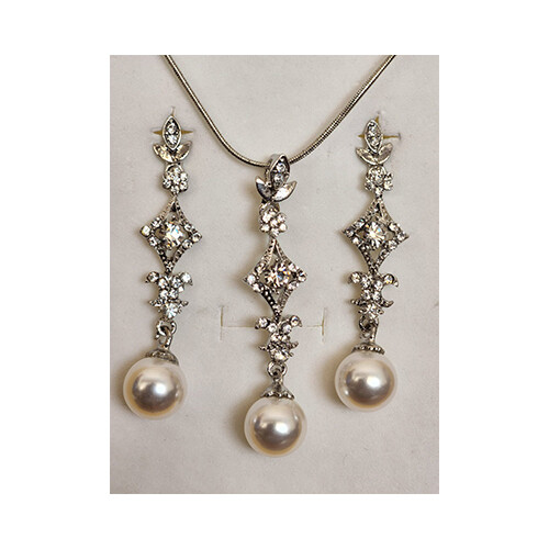 Accessories - For Women - Set - Color - Silver Pearl 2             SKU-656