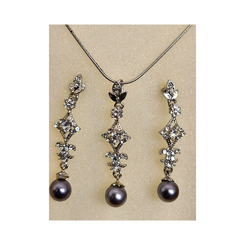 Accessories - For Women - Set - Color - Silver Pearl 3             SKU-657