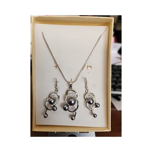 Accessories - For Women - Set - Color - Silver Pearl 8             SKU-662