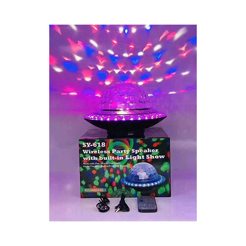 SY-618 Wirless Party Speaker With Light Show             SKU-955