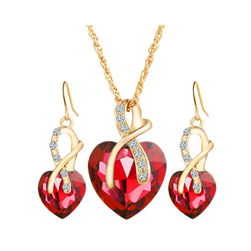 Womens Necklace - fashion heart-shaped Necklace              SKU-1036